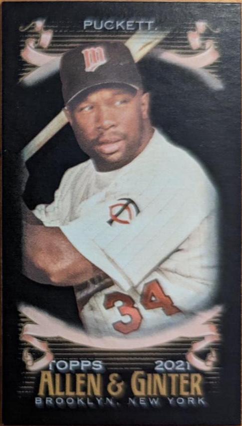 Kirby Puckett [Mini Black] #146