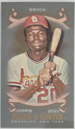 Lou Brock [Mini Black] #144