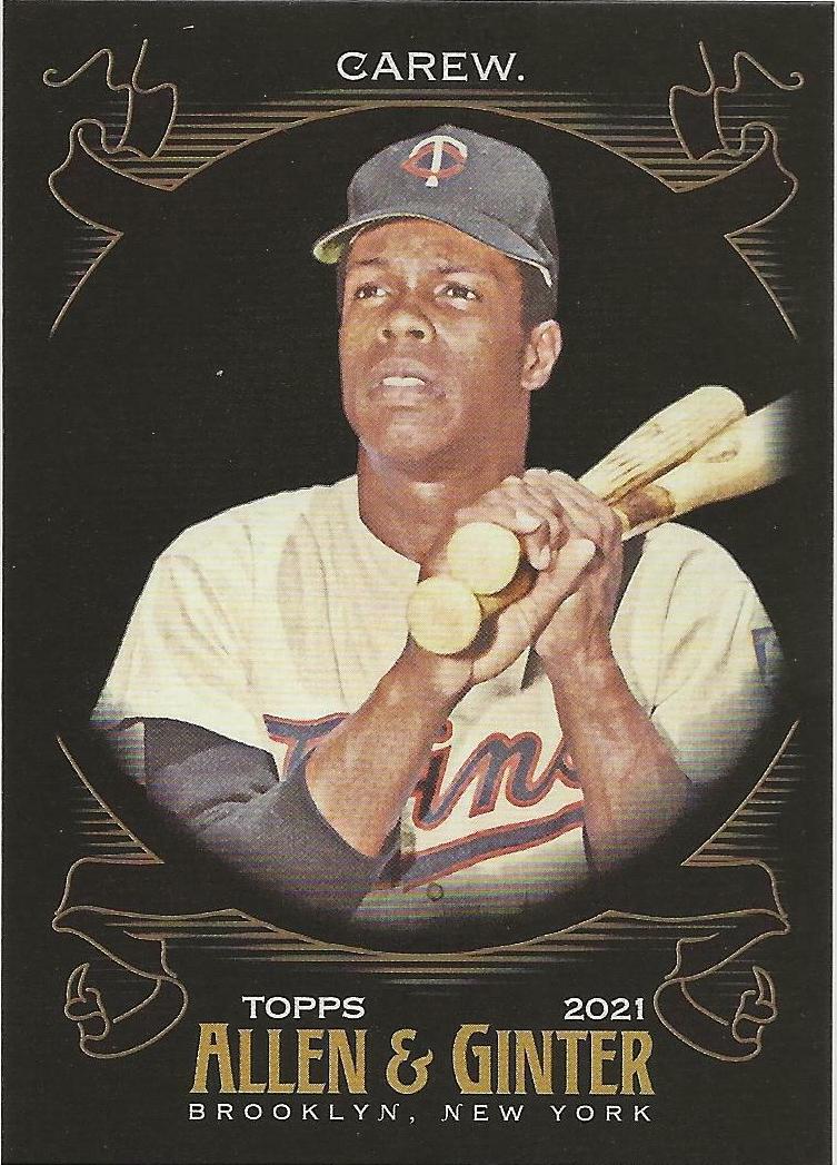Rod Carew [Mini Black] #108