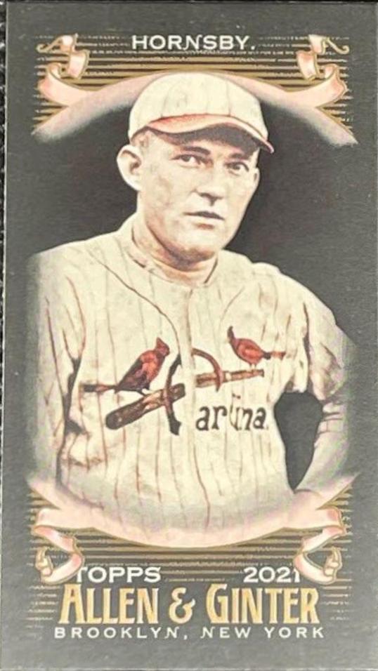Rogers Hornsby [Mini Black] #177