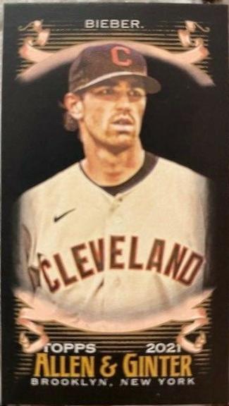 Shane Bieber [Mini Black] #66