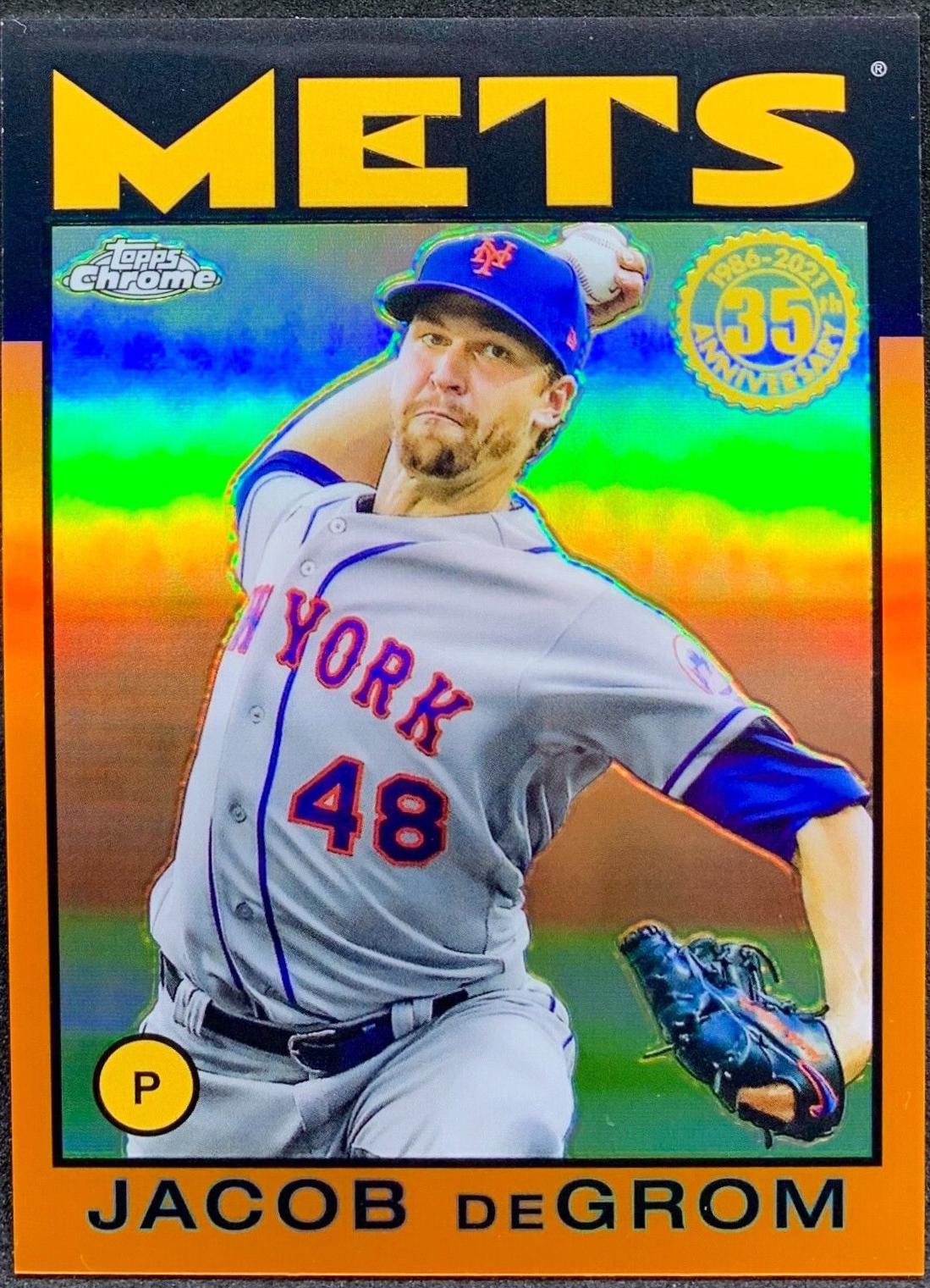 Jacob deGrom [Orange Refractor] #86BC-23