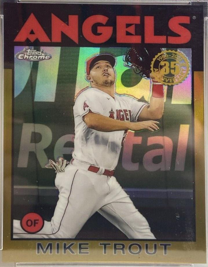 Mike Trout [Gold Refractor] #86BC-2