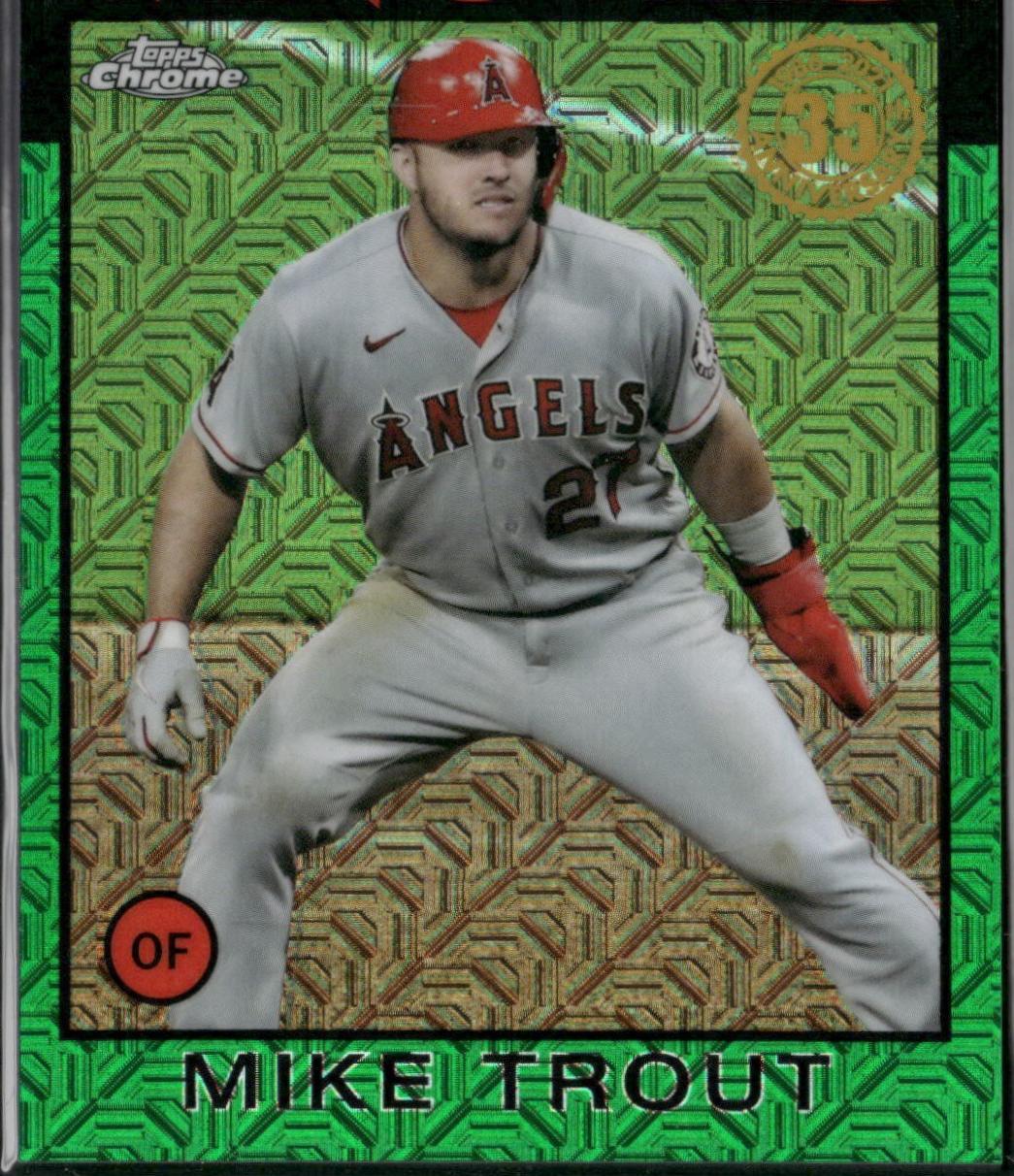 Mike Trout [Green Refractor] #86BC-2