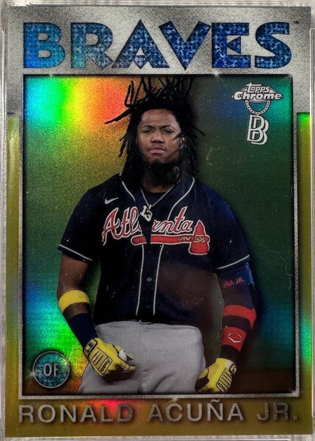 Ronald Acuna Jr. [Gold Refractor] #86BC-3