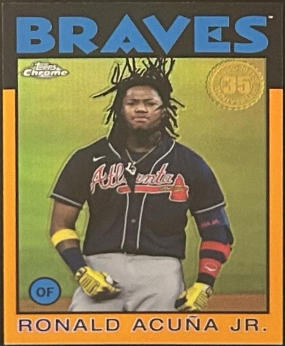 Ronald Acuna Jr. [Orange Refractor] #86BC-3