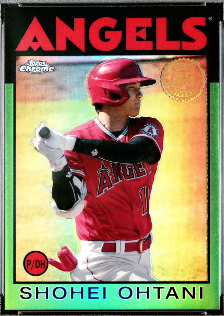 Shohei Ohtani [Green Refractor] #86BC-9