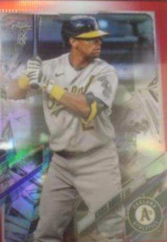 Khris Davis [Red Refractor] #216