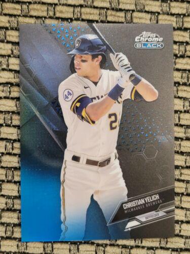 Christian Yelich [Blue Refractor] #80