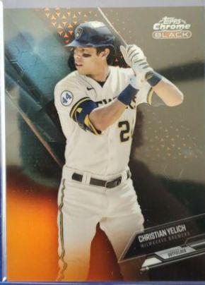 Christian Yelich [Orange Refractor] #80