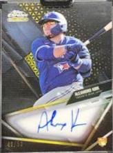 Alejandro Kirk [Gold Refractor] #CBA-AKI