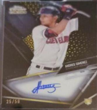 Andres Gimenez [Gold Refractor] #CBA-AG