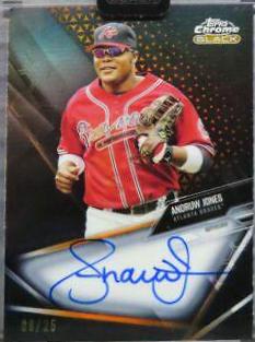 Andruw Jones [Orange Refractor] #CBA-AJO