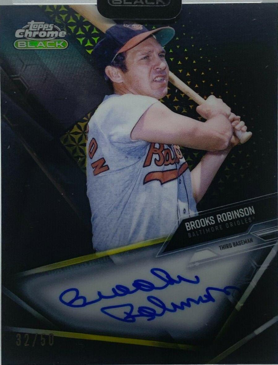 Brooks Robinson [Gold Refractor] #CBA-BR
