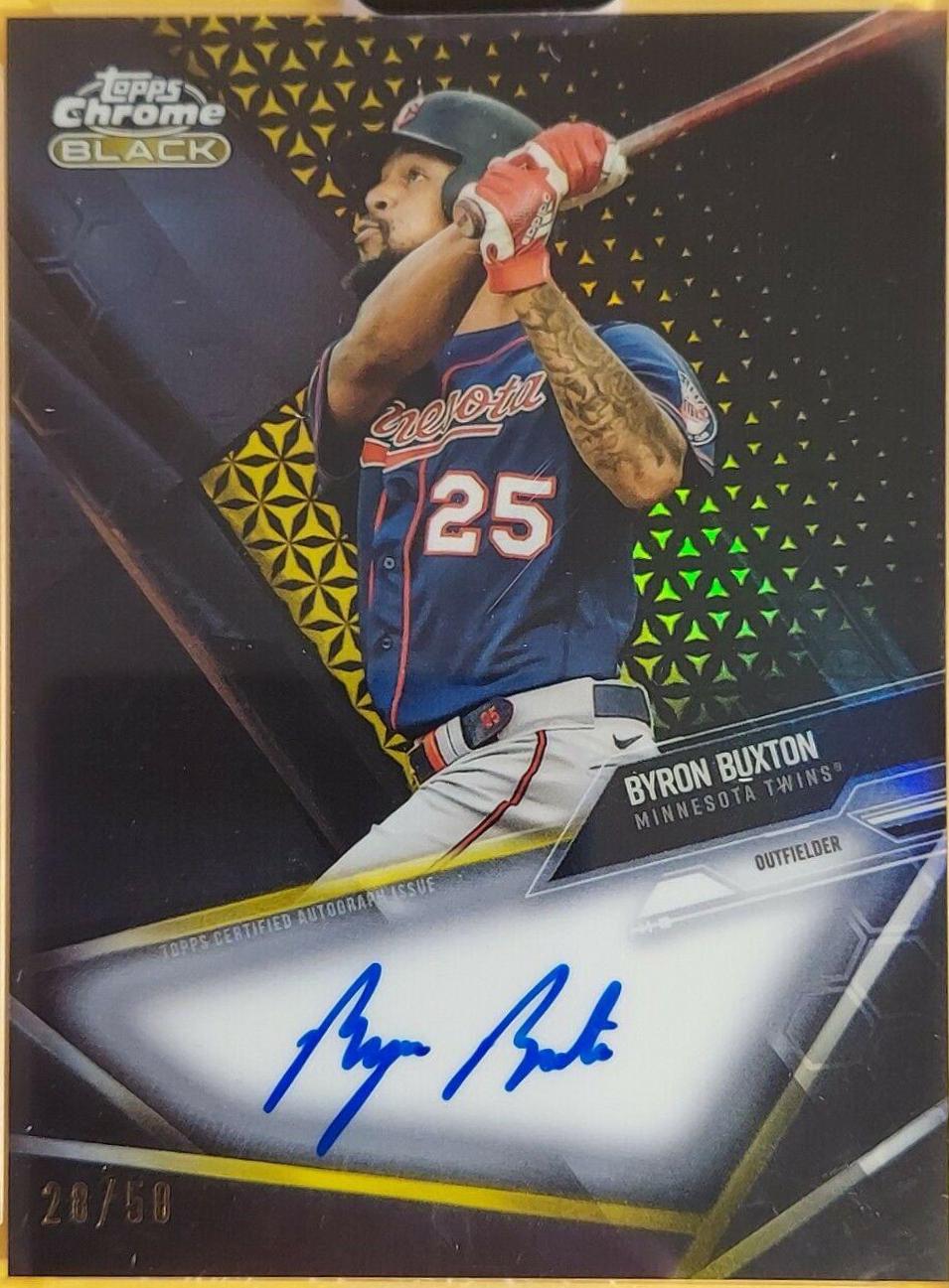 Byron Buxton [Gold Refractor] #CBA-BB