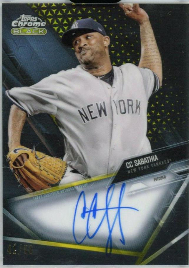 CC Sabathia [Gold Refractor] #CBA-CSA