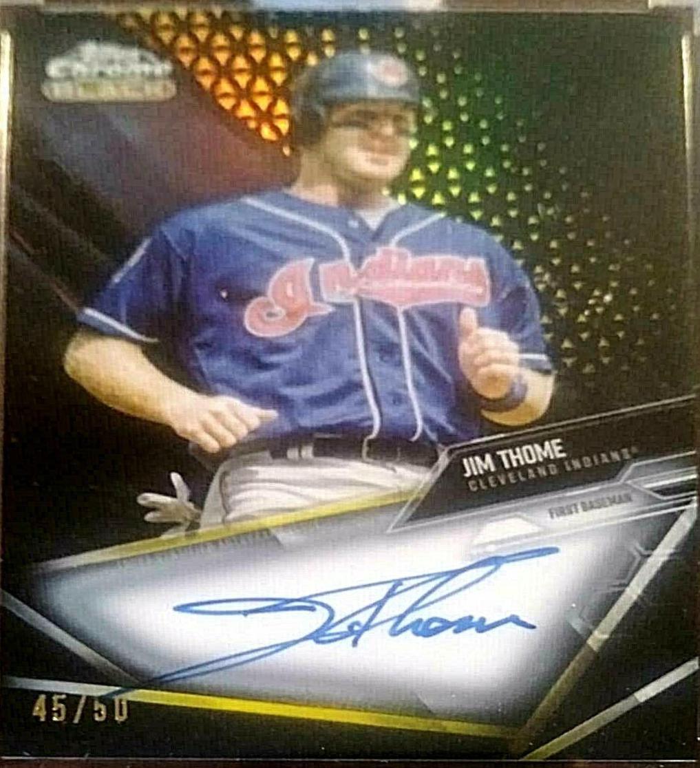 Jim Thome [Gold Refractor] #CBA-JT