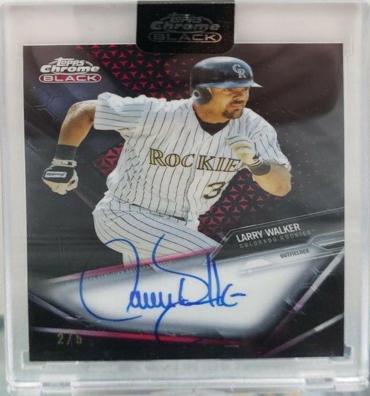 Larry Walker [Red Refractor] #CBA-LW