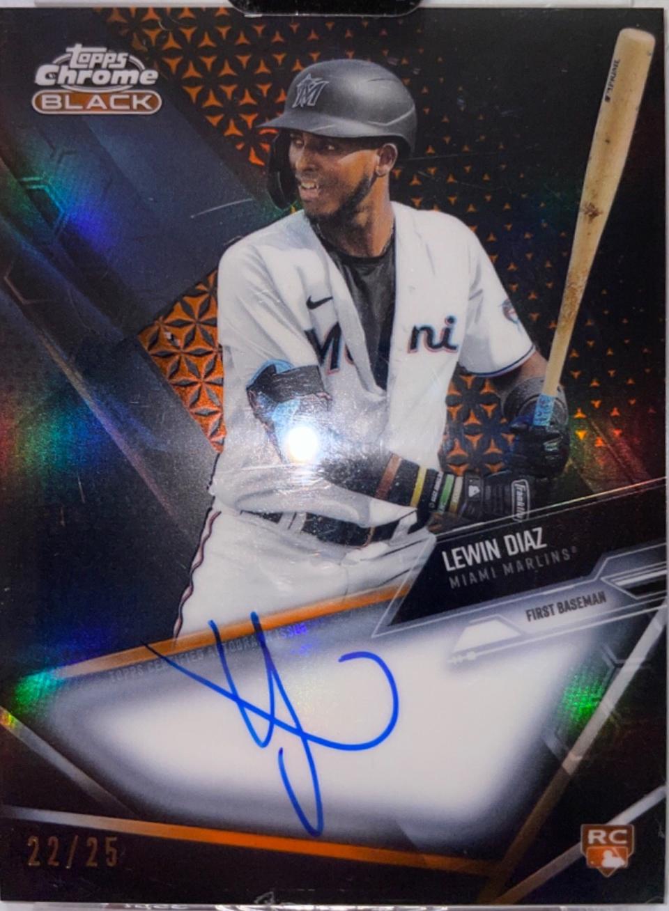 Lewin Diaz [Orange Refractor] #CBA-LD