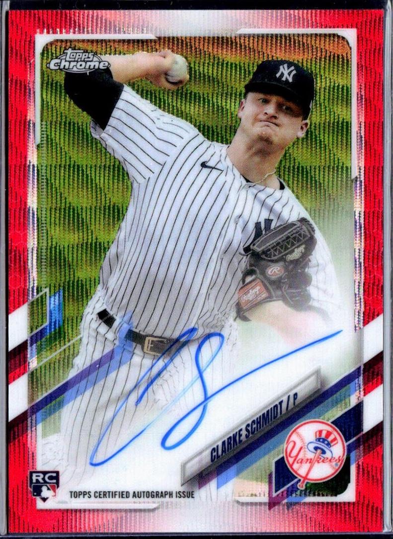 Clarke Schmidt [Red Wave Refractor] #RA-CS