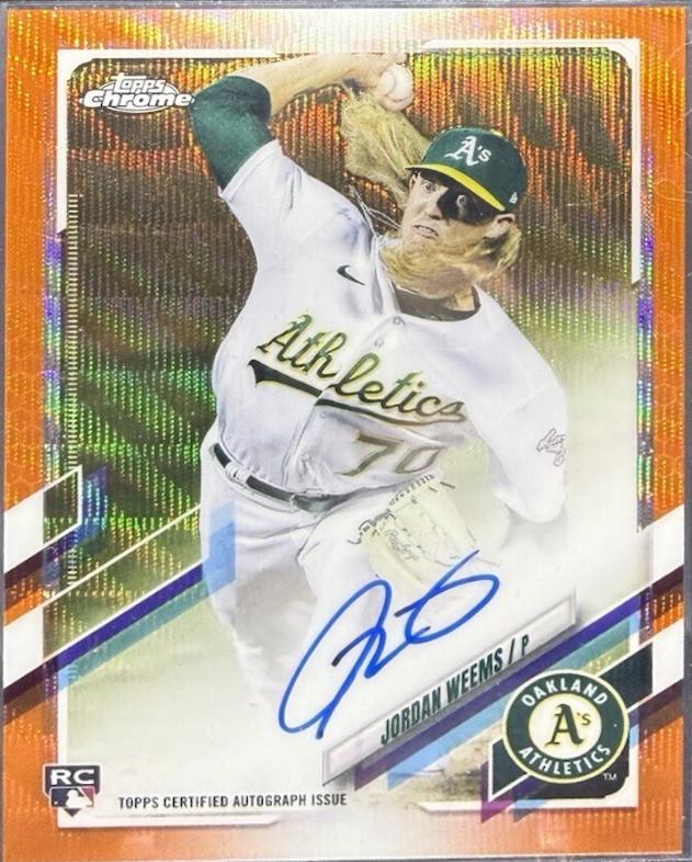 Jordan Weems [Orange Refractor] #RA-JW