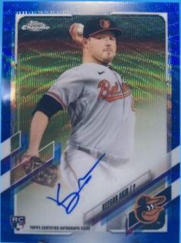 Keegan Akin [Blue Wave Refractor] #RA-KA