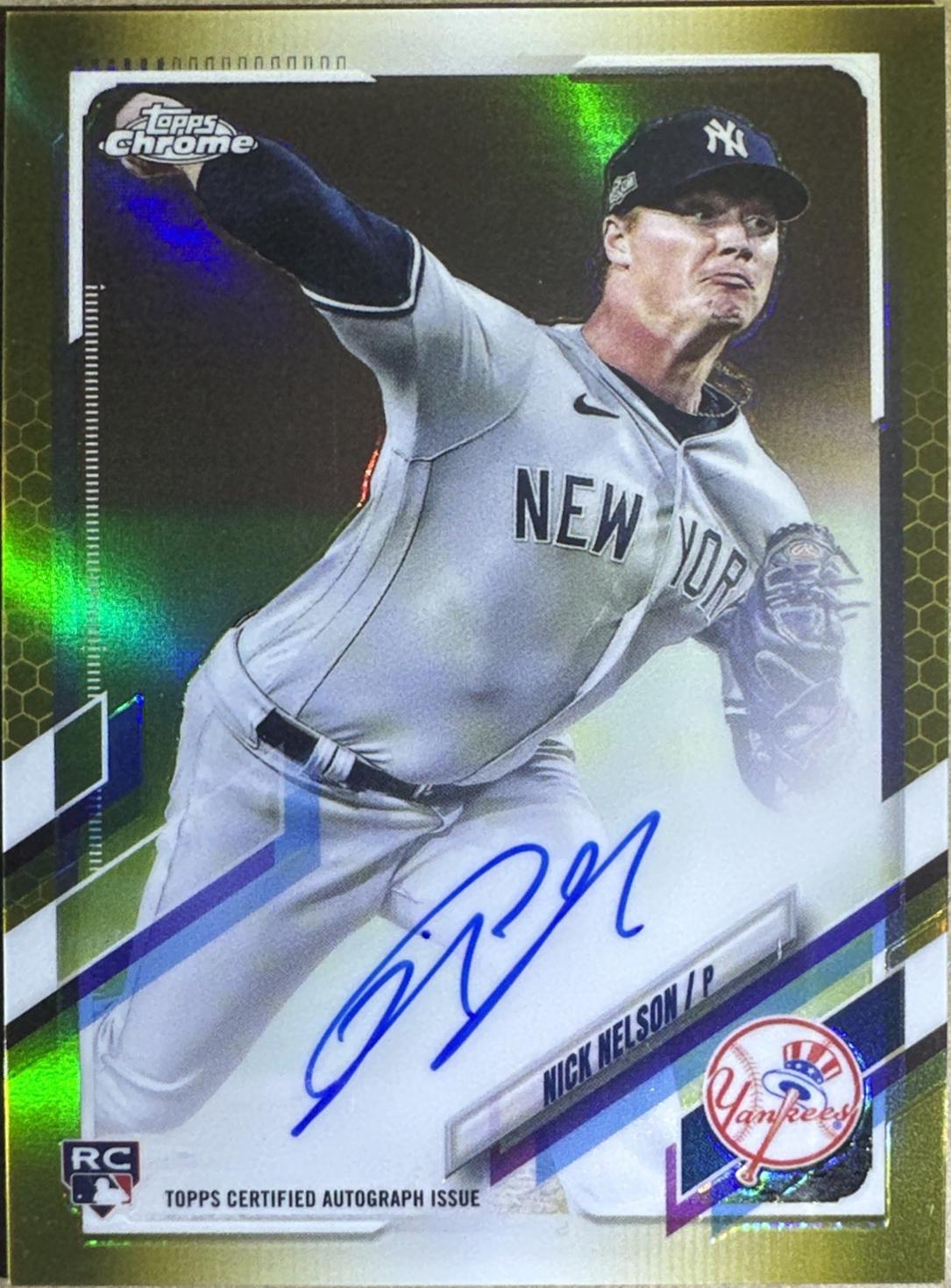 Nick Nelson [Gold Refractor] #RA-NNE