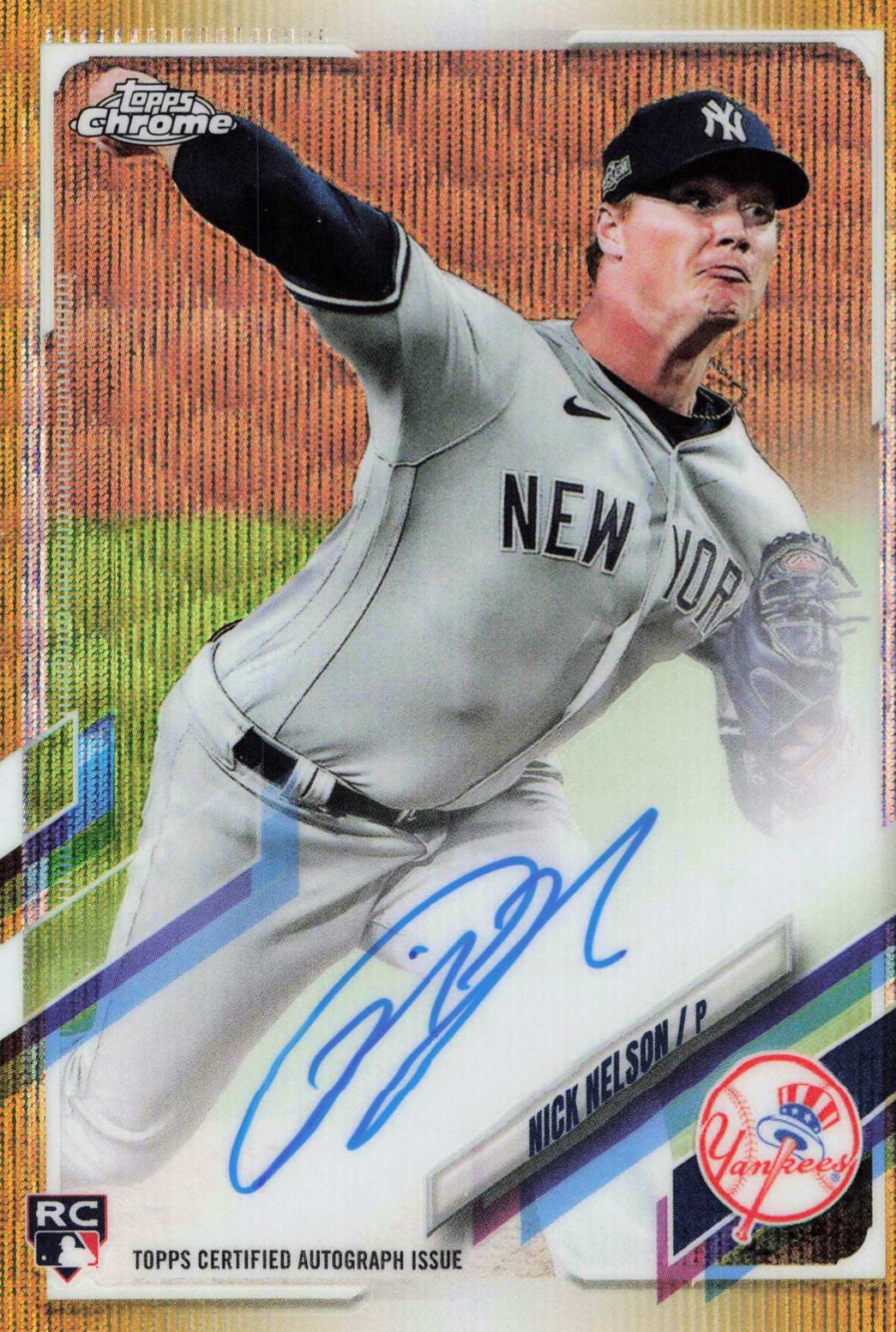Nick Nelson [Gold Wave Refractor] #RA-NNE