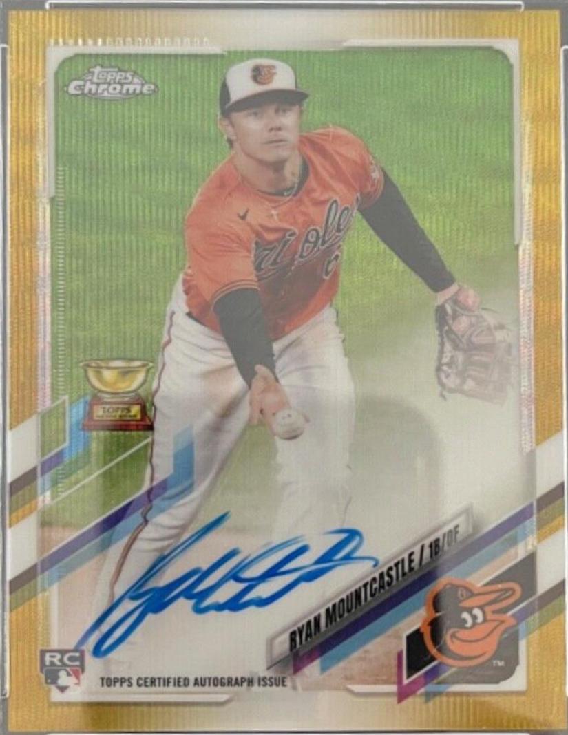Ryan Mountcastle [Gold Wave Refractor] #RA-RM