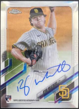 Ryan Weathers [Blue Wave Refractor] #RA-RW