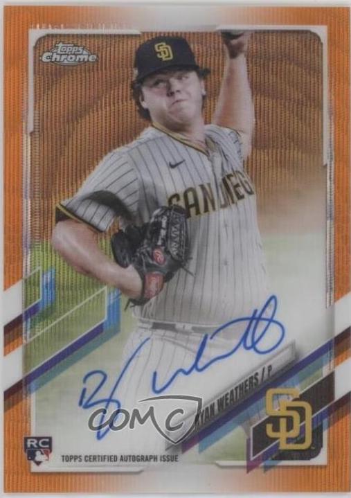 Ryan Weathers [Orange Wave Refractor] #RA-RW