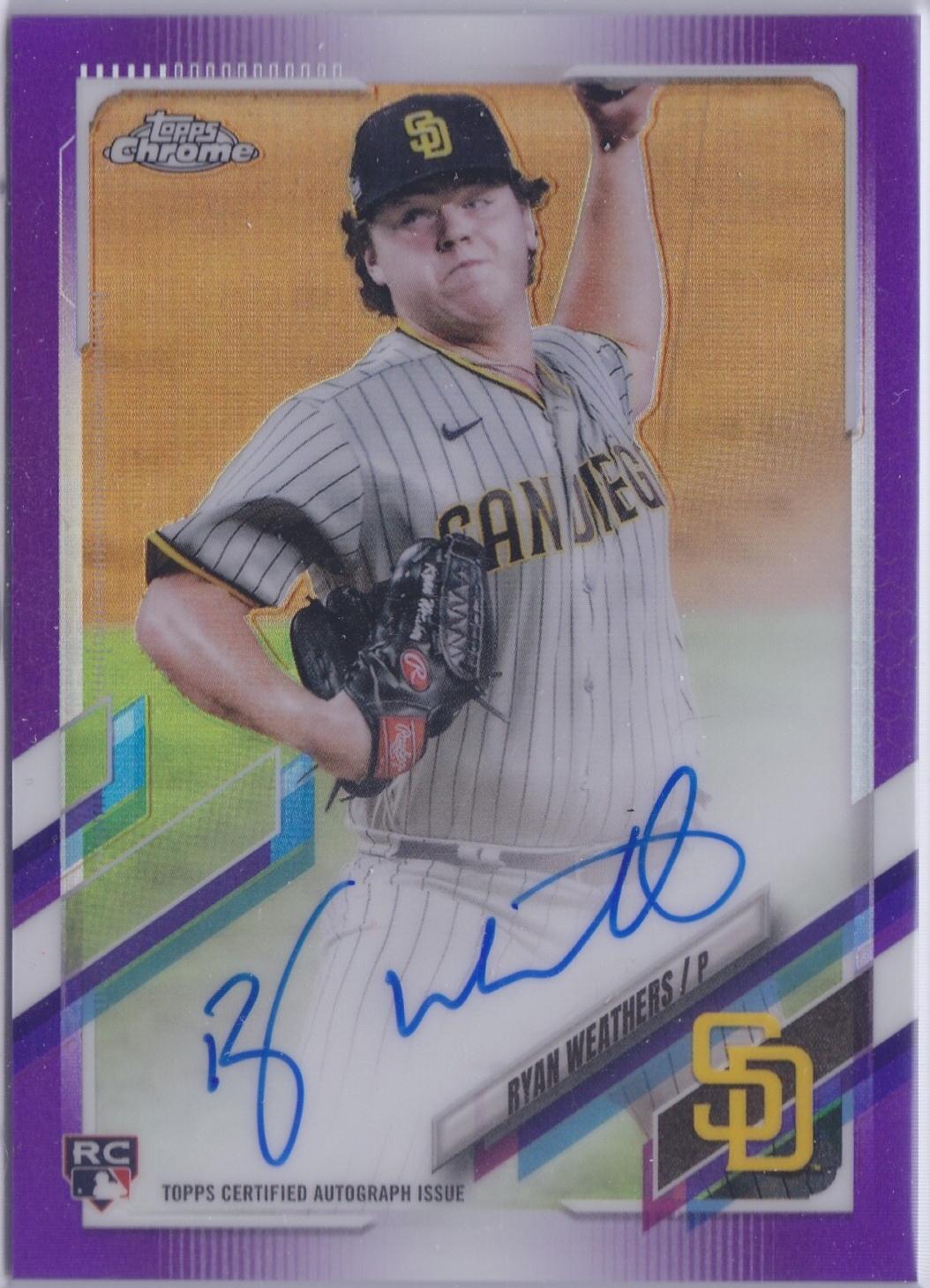 Ryan Weathers [Purple Refractor] #RA-RW