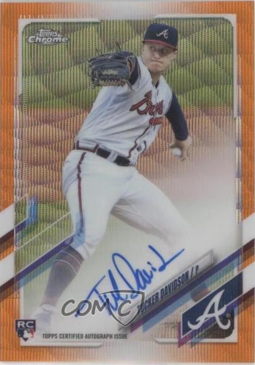 Tucker Davidson [Orange Wave Refractor] #RA-TD