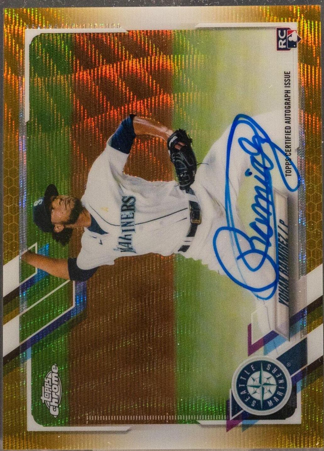 Yohan Ramirez [Gold Wave Refractor] #RA-YR