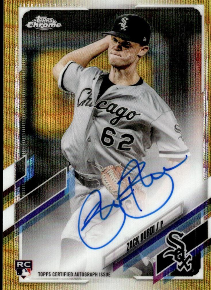 Zack Burdi [Gold Refractor] #RA-ZB