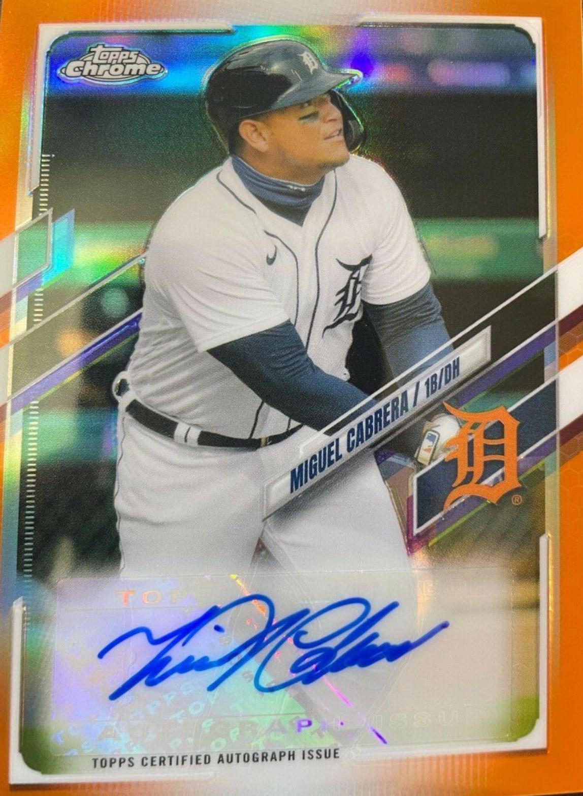 Miguel Cabrera [Orange Refractor] #CUSA-MC
