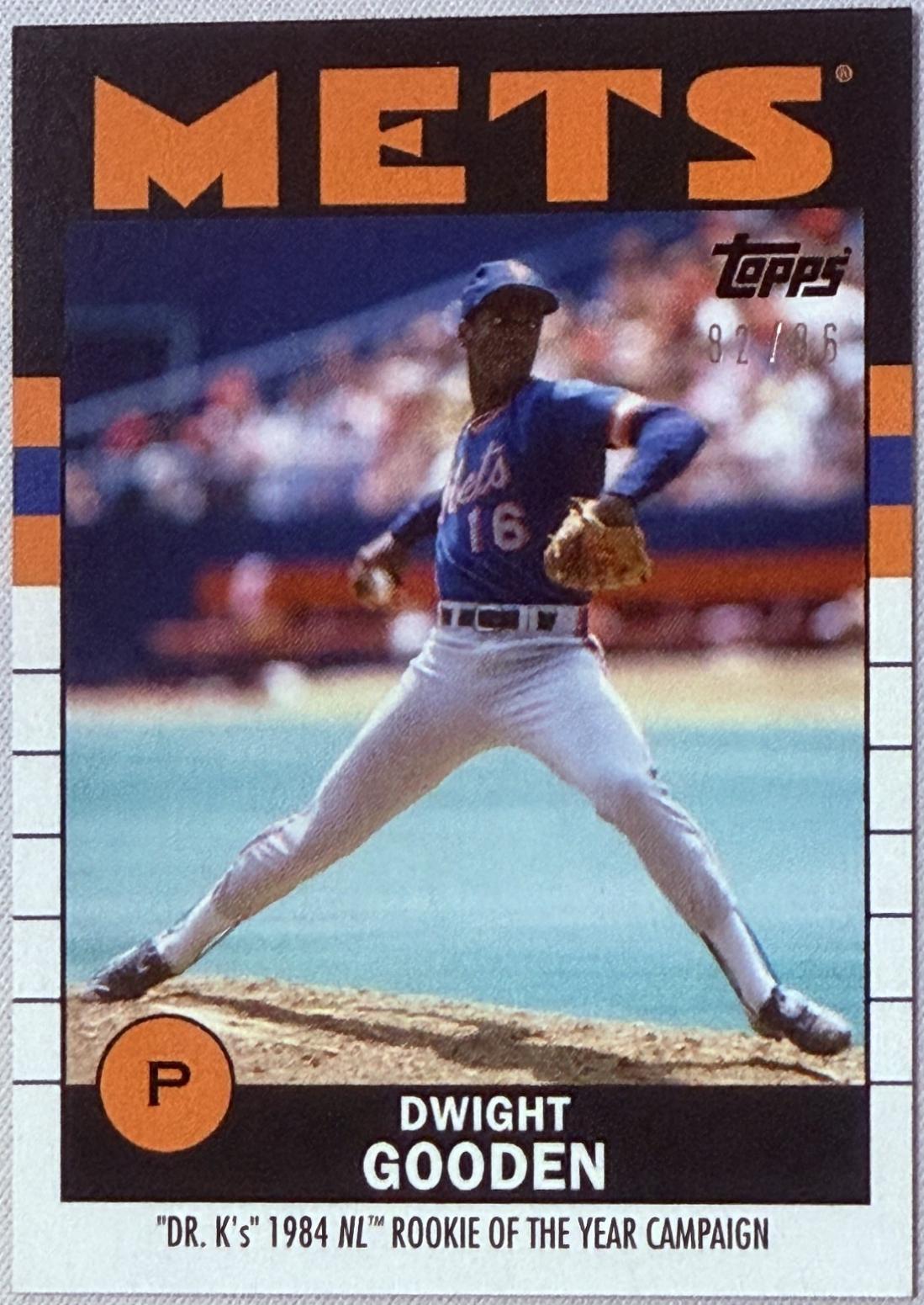 Dwight Gooden [Blue Orange] #5