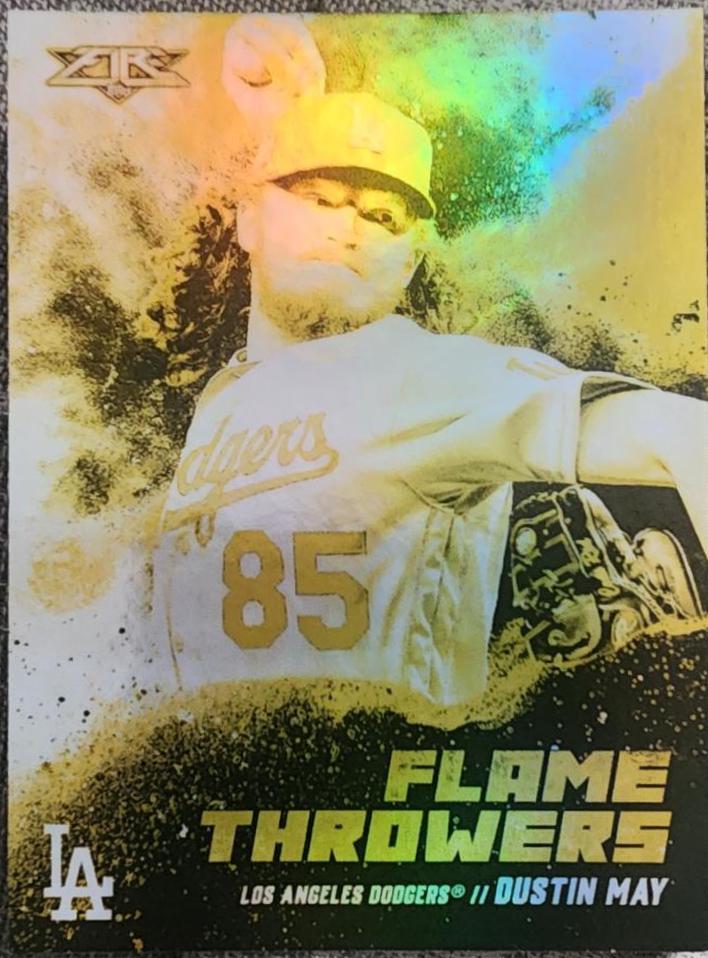 Topps 2021 [Dustin May] [flame throwers] [Los Angeles Dodgers] #Ft-8