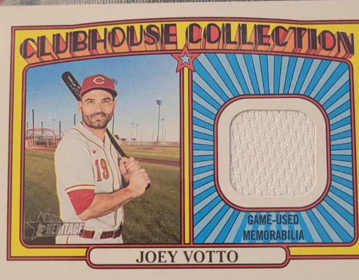 Joey Votto Clubhouse Collection Relics #CCR-JVO