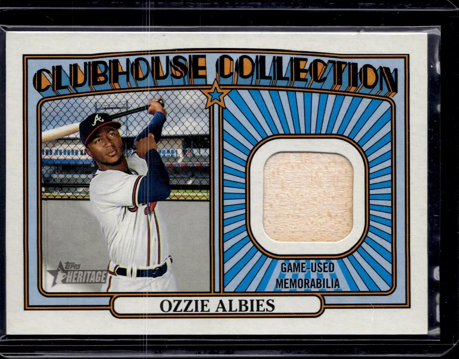 Ozzie Albies Clubhouse Collection Relics #CCR-OA