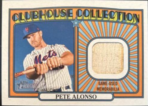 Pete Alonso Clubhouse Collection Relics #CCR-PA
