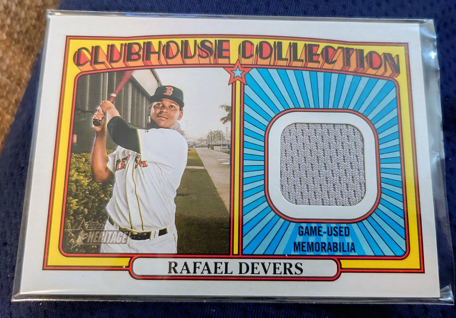 Rafael Devers Clubhouse Collection Relics #CCR-RD