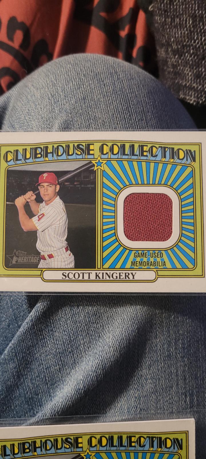Scott Kingery Clubhouse Collection Relics #CCR-SK