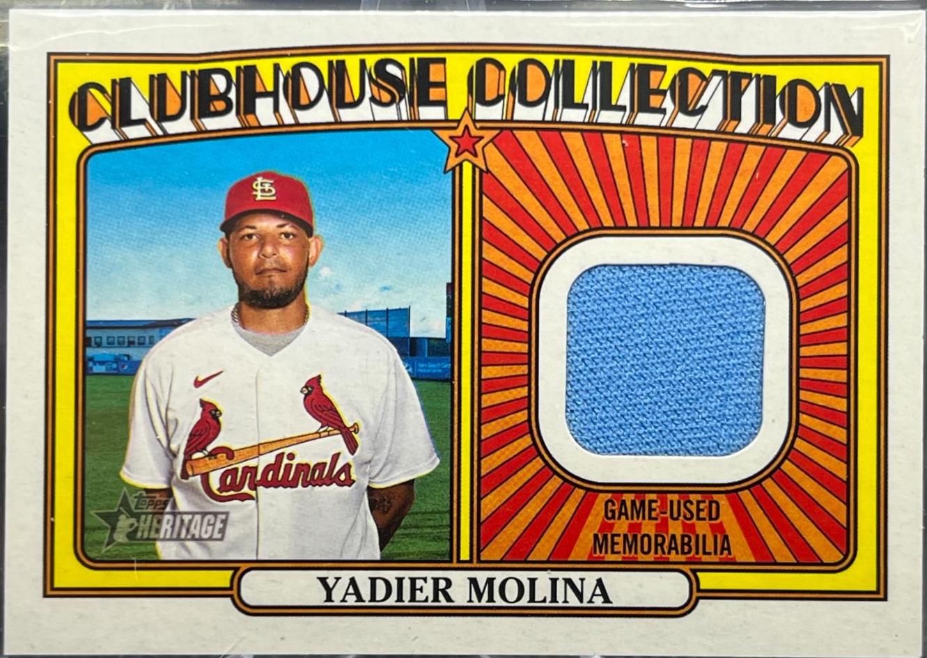 Yadier Molina Clubhouse Collection Relics #CCR-YM