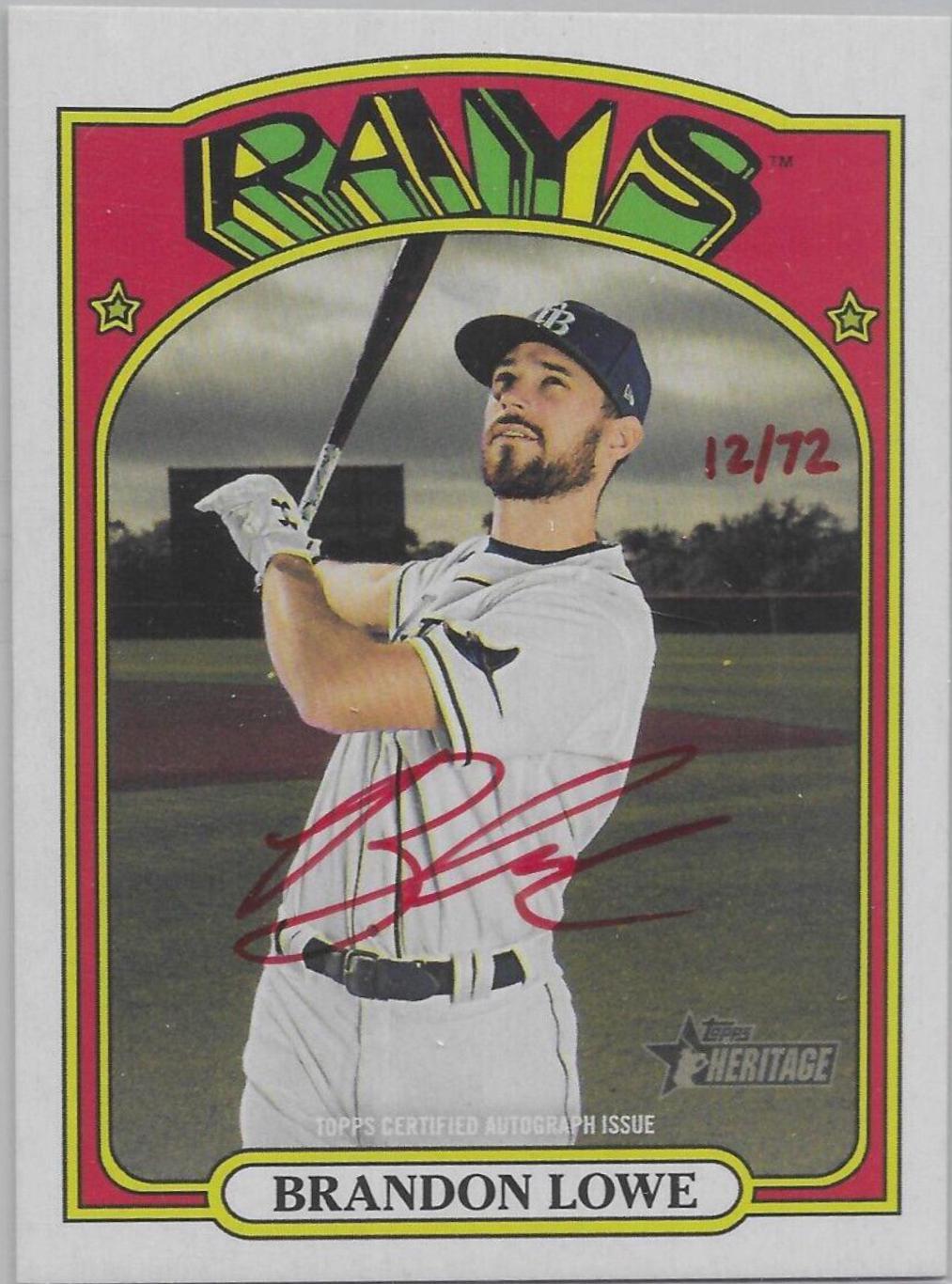 Brandon Lowe Real One Autographs #ROA-BL
