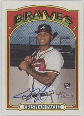Cristian Pache Real One Autographs #ROA-CP
