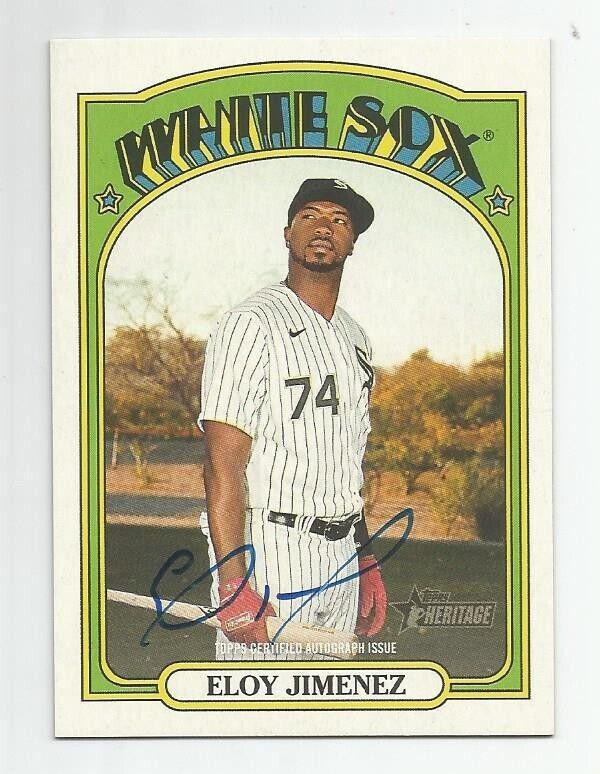 Eloy Jimenez Real One Autographs #ROA-EJ