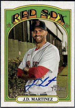 J.D. Martinez Real One Autographs #ROA-JMA