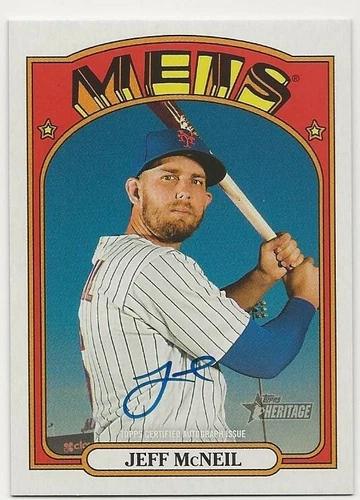 Jeff McNeil Real One Autographs #ROA-JM