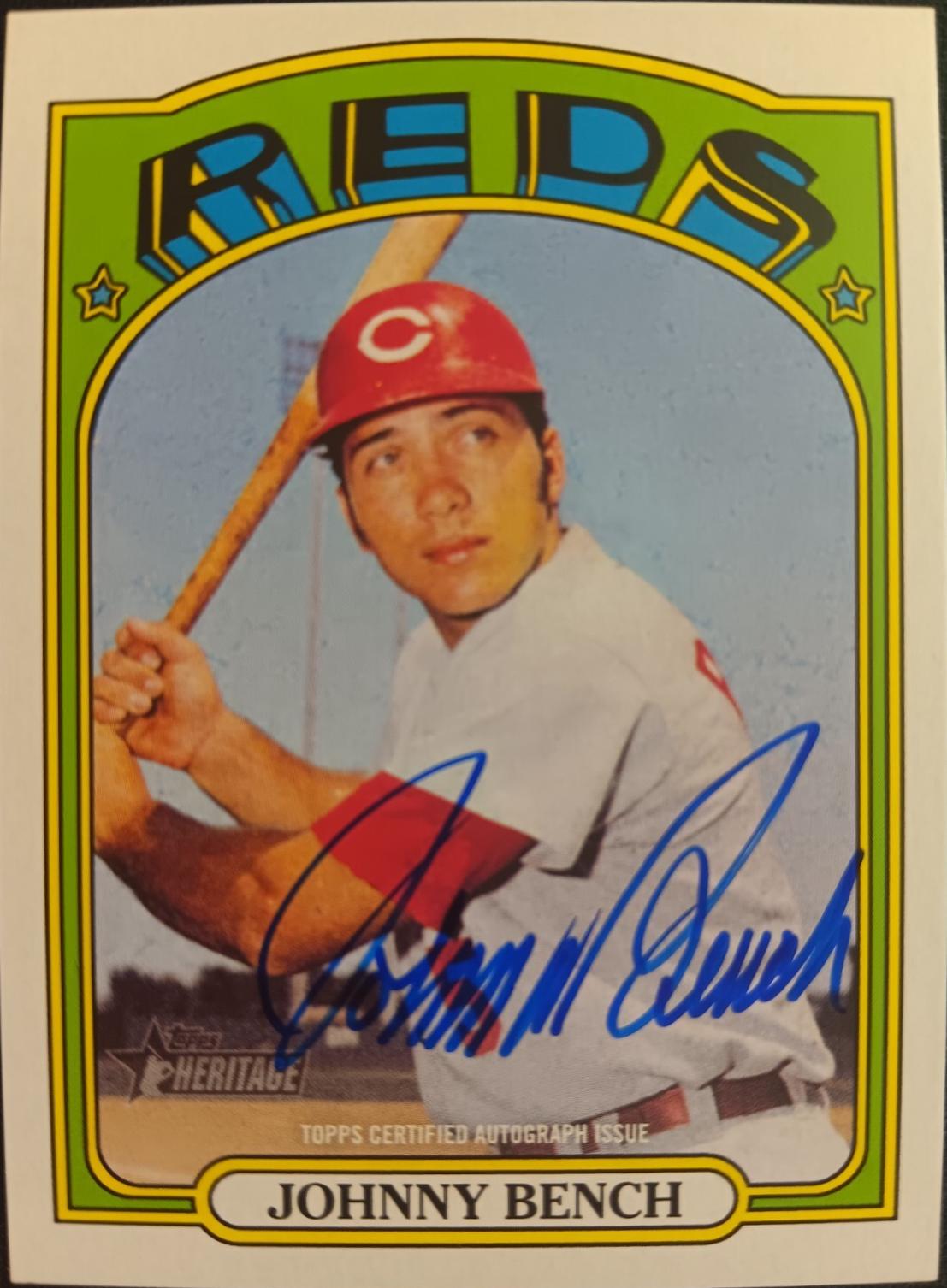 Johnny Bench Real One Autographs #ROA-JB